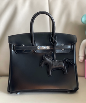 에르메스 버킨백25 블랙 은장